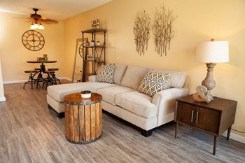 Woodgrain plank flooring